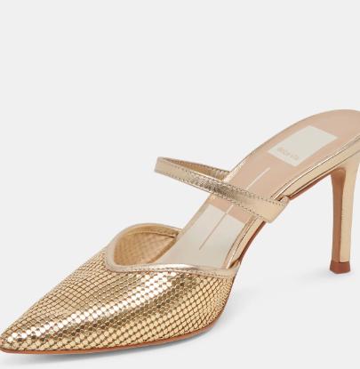 Dolce Vita KANIKA Gold Metallic Mesh