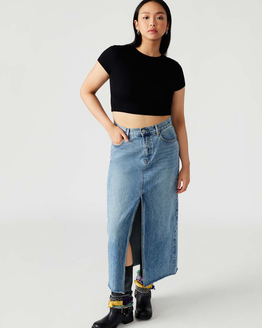 Steve Madden AVANI DENIM SKIRT
