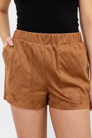 Steve Madden SUEDE FAUX THE RECORD Shorts
