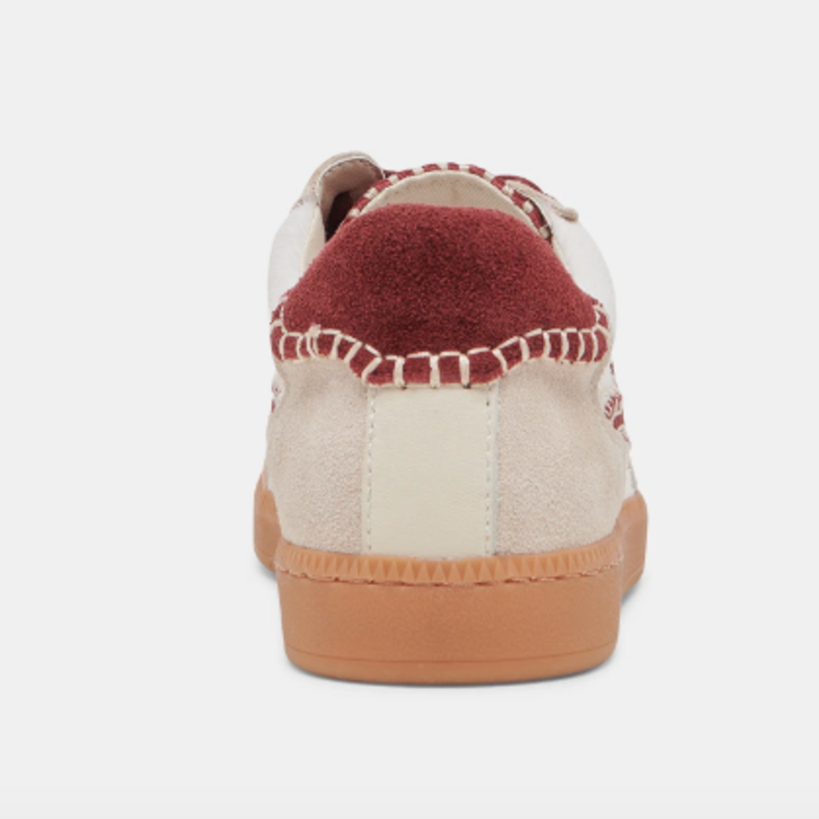 Dolce Vita Notice Sneaker Stitch White and Red Calf Hair