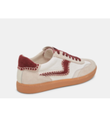 Dolce Vita Notice Sneaker Stitch White and Red Calf Hair