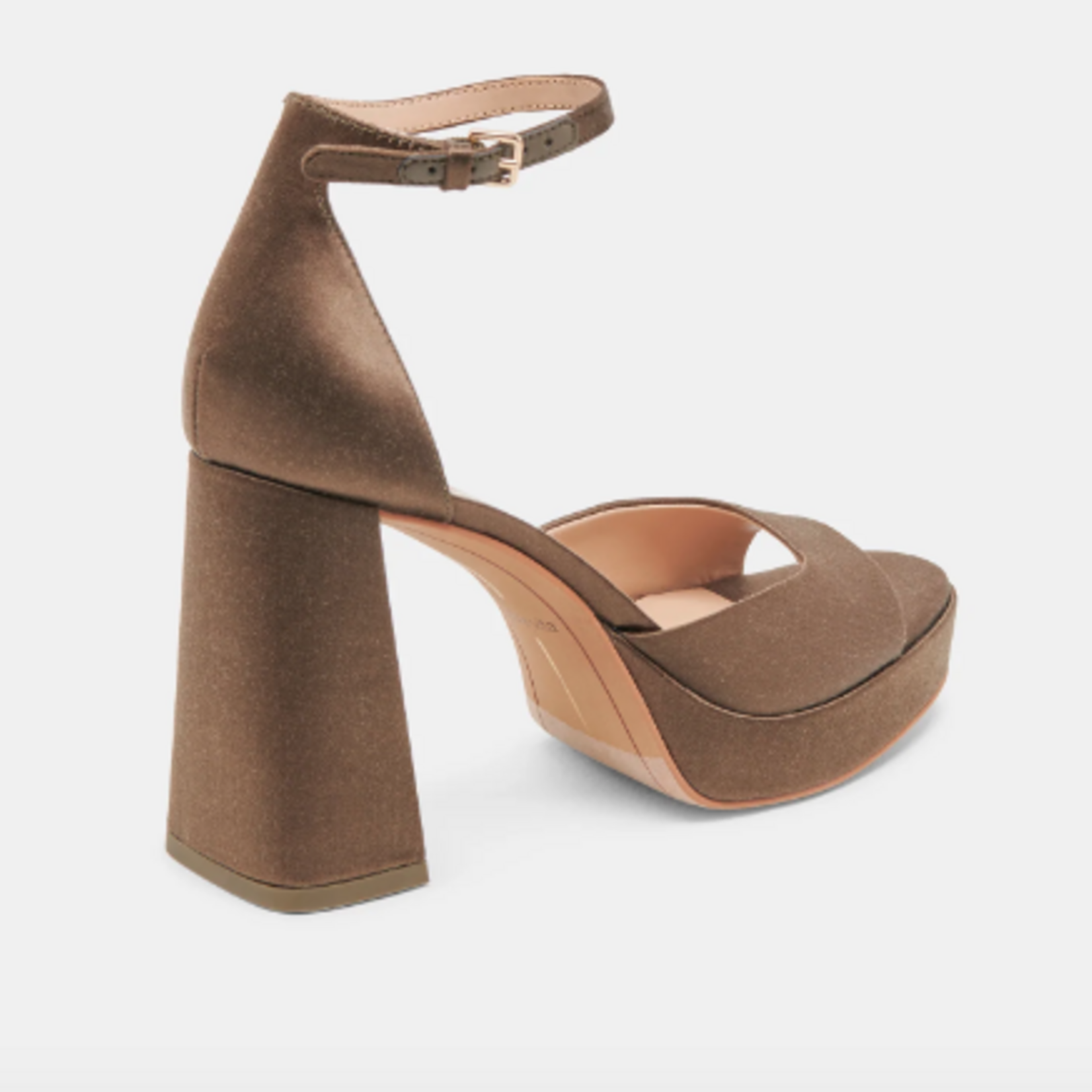 Dolce Vita Pandro Olive Satin Platform