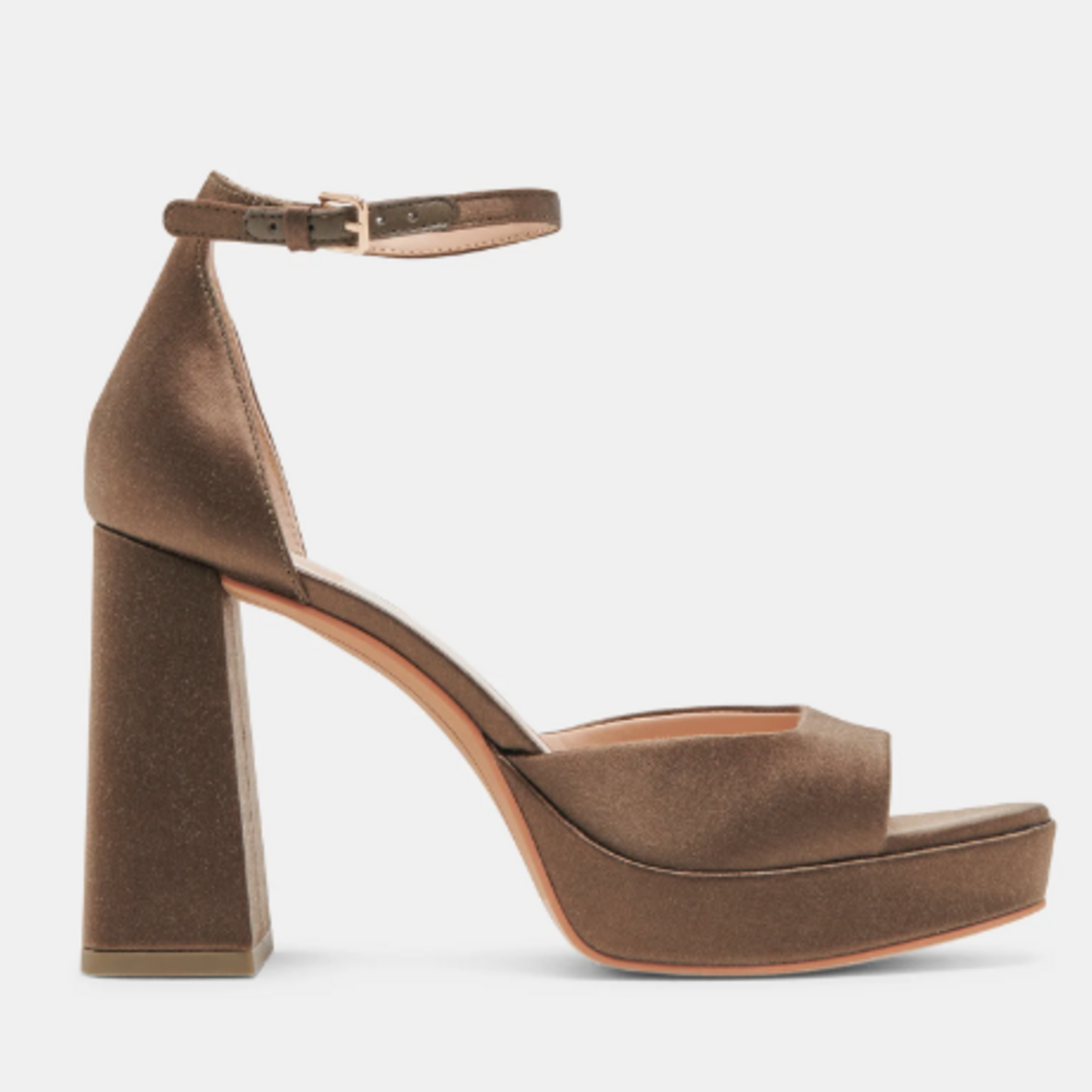 Dolce Vita Pandro Olive Satin Platform