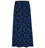 Sugarhill Brighton DUSKA SKIRT Blue Leopard