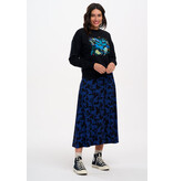 Sugarhill Brighton DUSKA SKIRT Blue Leopard