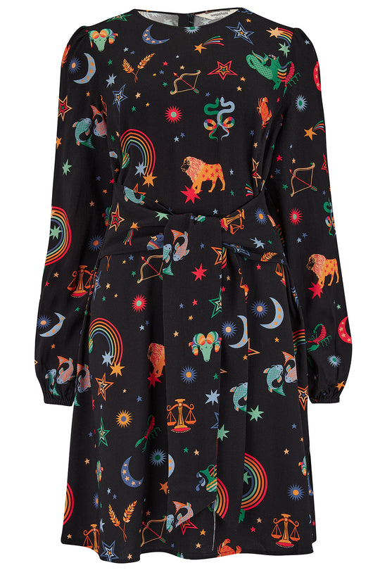 OKSANA MINI DRESS Zodiac Rainbow Skies The Shoe Attic