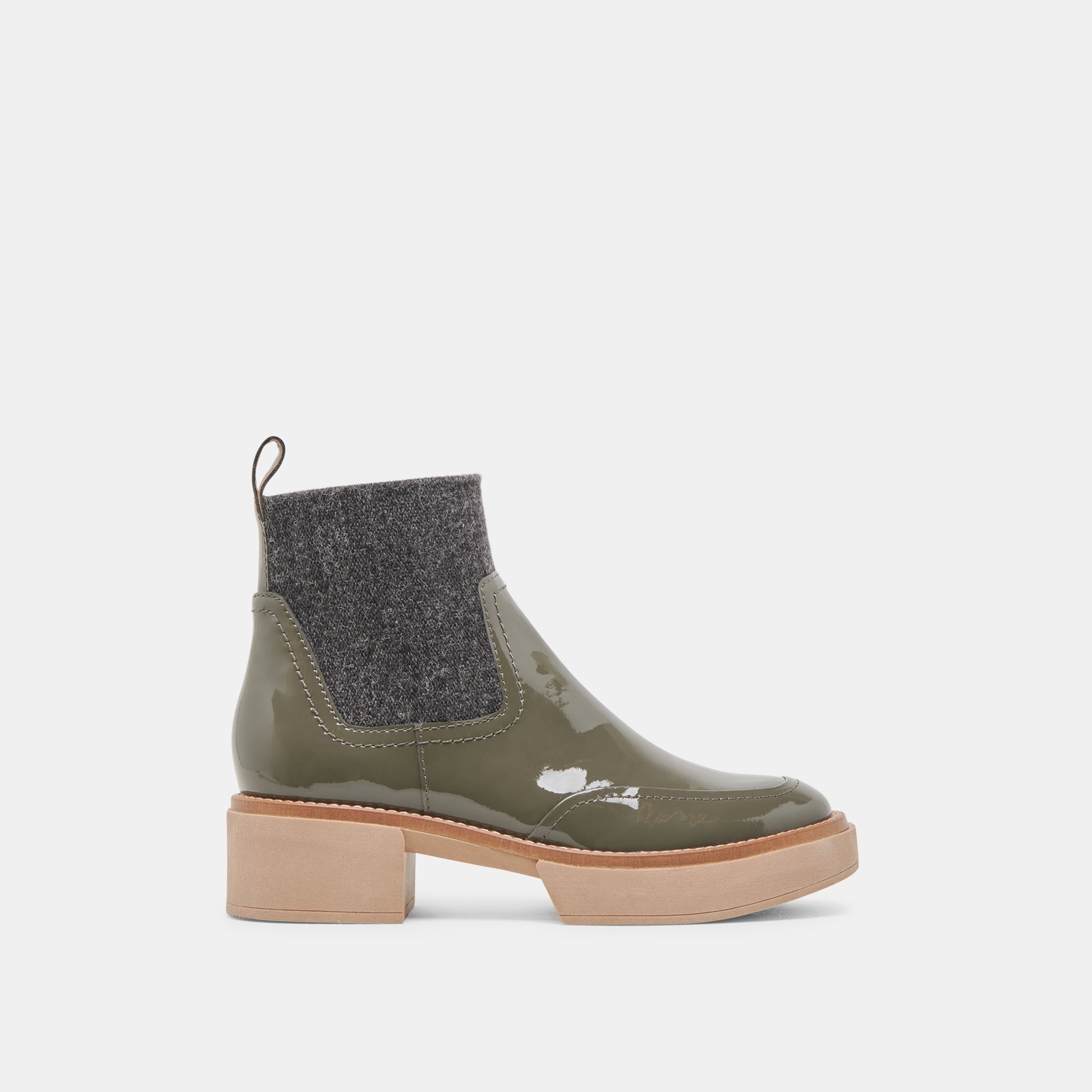 Dolce Vita Saline H20 Booties Dark Olive
