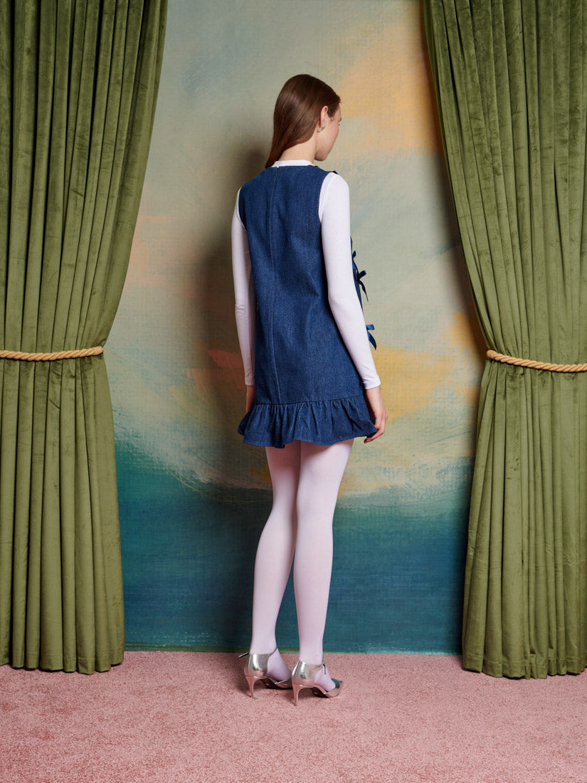 Sister Jane Lyrical Bow Mini Dress