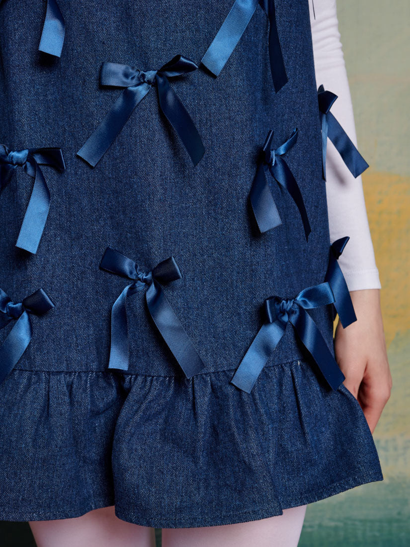 Sister Jane Lyrical Bow Mini Dress