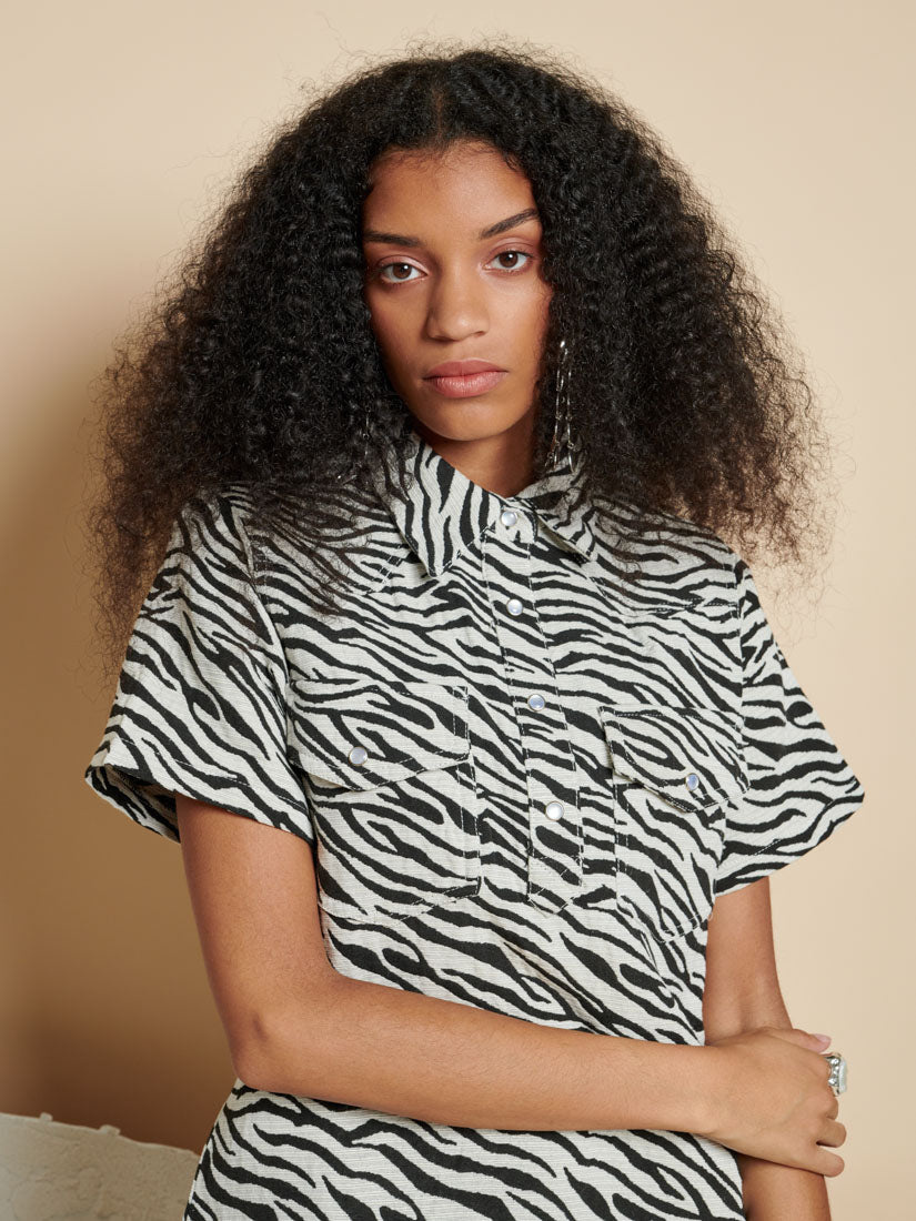 Sister Jane Zia Zebra Mini Dress