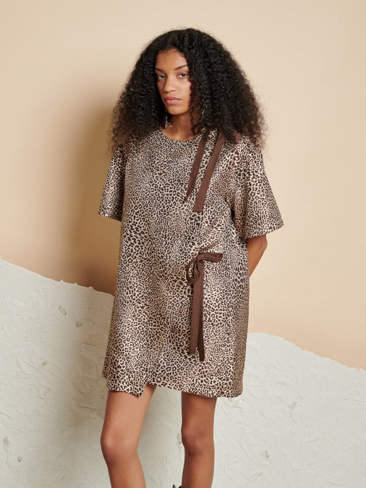 Sister Jane Leighton Leopard Wrap Dress -