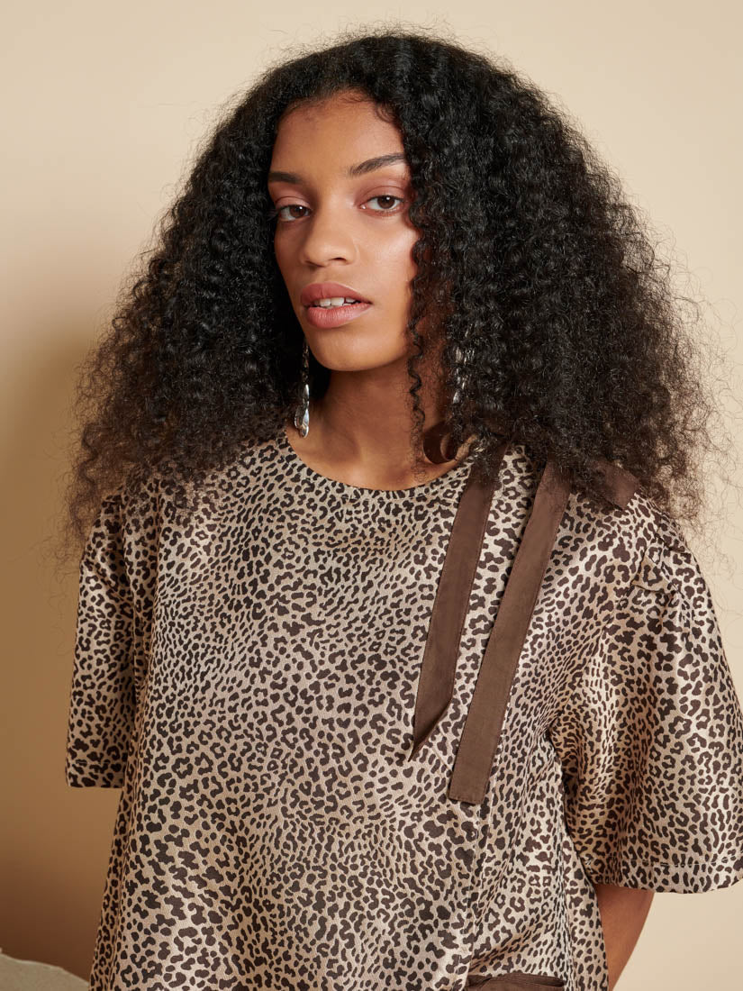 Sister Jane Leighton Leopard Wrap Dress -