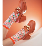 Pumpkin Spice Sheer Crew Sock