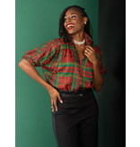 Emily McCarthy Poppy Top Tartan Cheetah