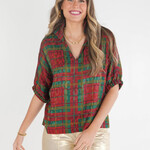 Emily McCarthy Poppy Top Tartan Cheetah