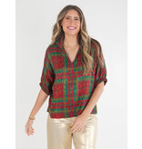Emily McCarthy Poppy Top Tartan Cheetah