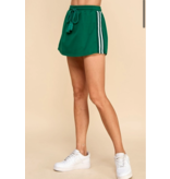 TCEC Striped Green Skort