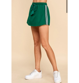 TCEC Striped Green Skort
