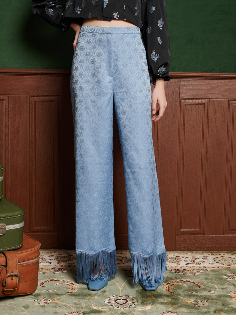 Sister Jane Miroir Fringe Trousers