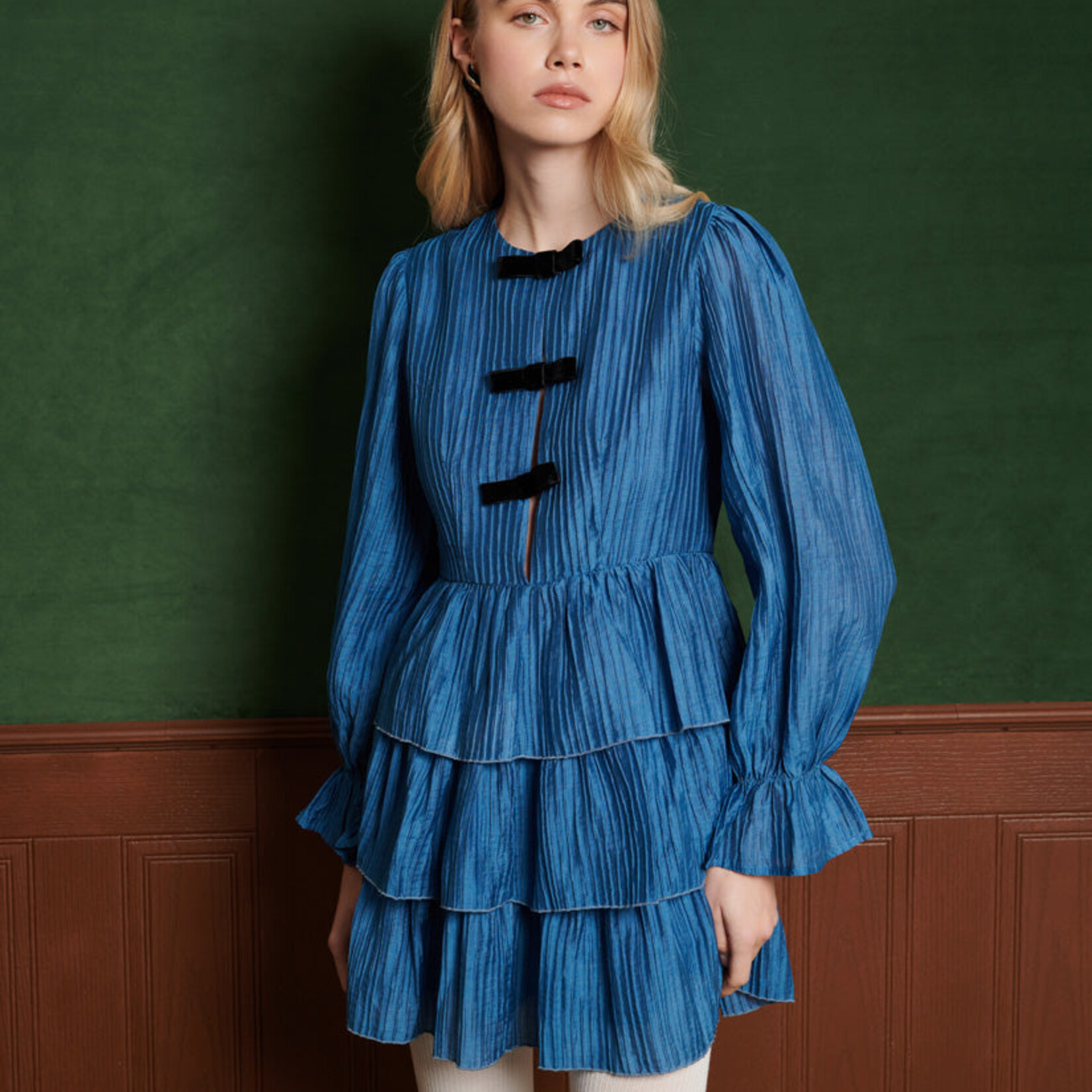 Sister Jane Viola Bow Mini Dress