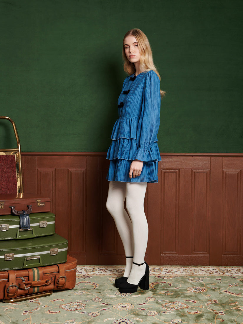 Sister Jane Viola Bow Mini Dress