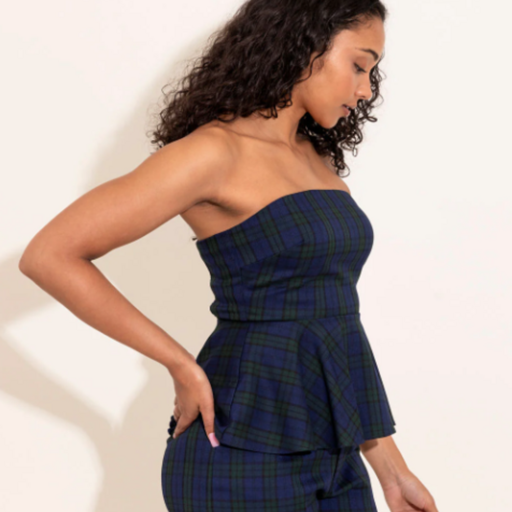 Alden Adair Melissa Top in Tartan