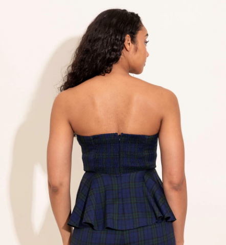 Alden Adair Melissa Top in Tartan