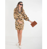 Emily McCarthy Lolli Sweater Dress - Cocoa Brushed Cheetah