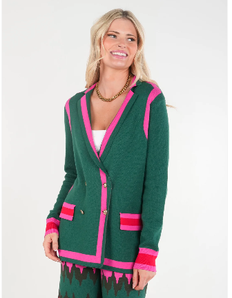 Emily McCarthy Sloane Sweater Blazer -  Jellybean
