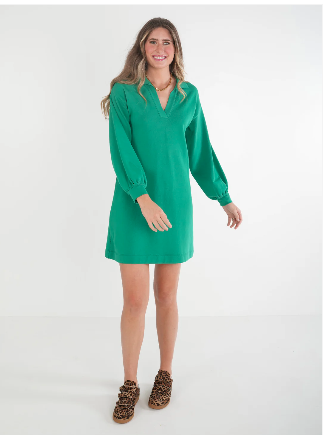 Emily McCarthy Lolli Pullover Dress - Jellybean  French Terry