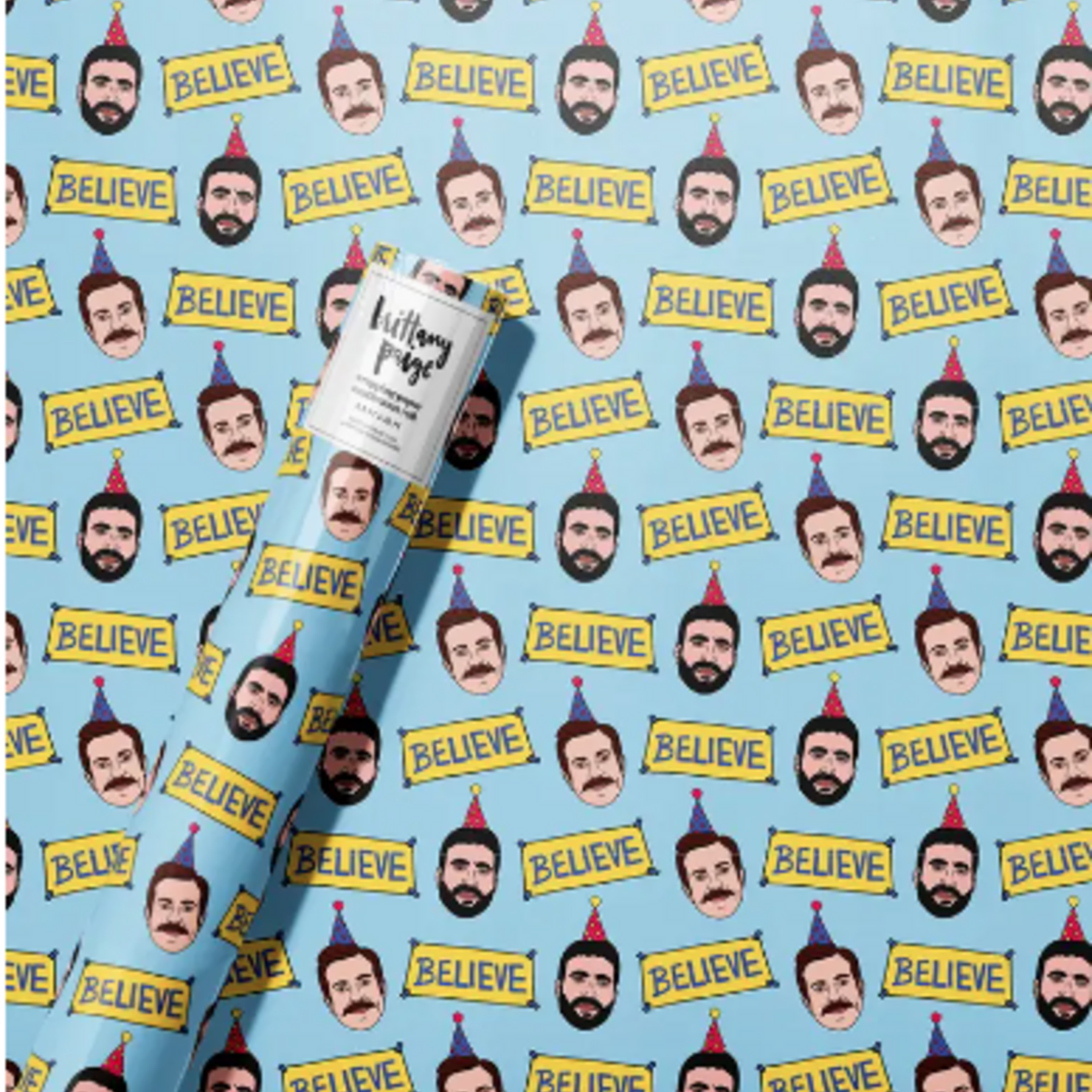 Believe Birthday Wrapping Paper Roll