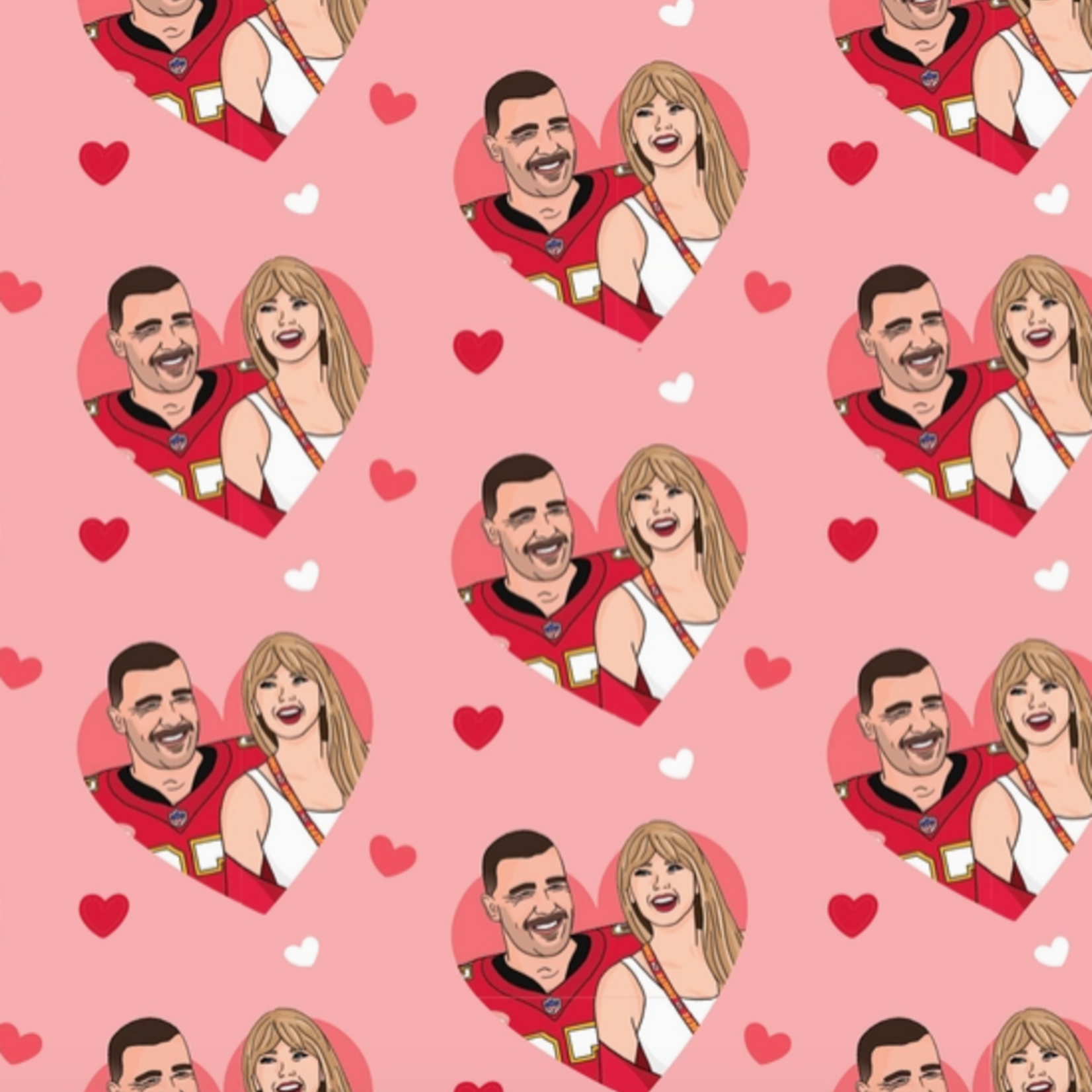 Taylor Travis Love Valentine's Wrapping Paper Roll