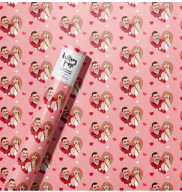 Taylor Travis Love Valentine's Wrapping Paper Roll