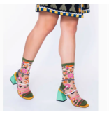 Feeling Foxy Sheer Crew Sock