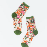 Feeling Foxy Sheer Crew Sock