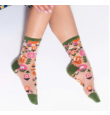 Feeling Foxy Sheer Crew Sock