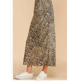 Animal Print Full Length Skirt