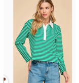 Green Striped Long Sleeve
