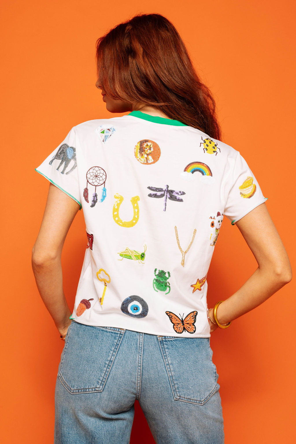 Queen of Sparkles Lucky Icon Tee