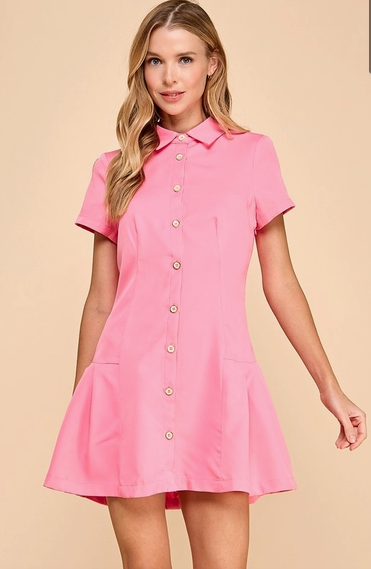 Button Down Shirt Dress