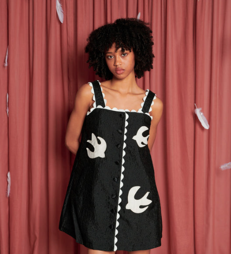 Sister Jane Swallow Hearts Mini Dress