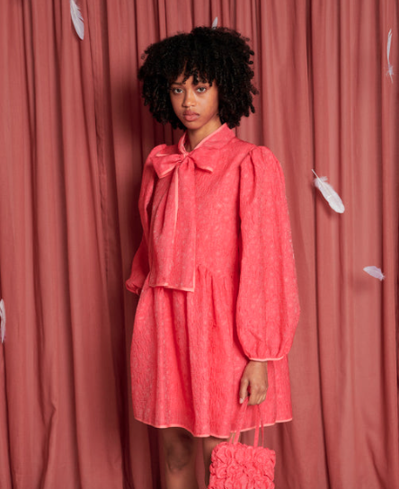 Sister Jane Parakeet Bow Mini Dress