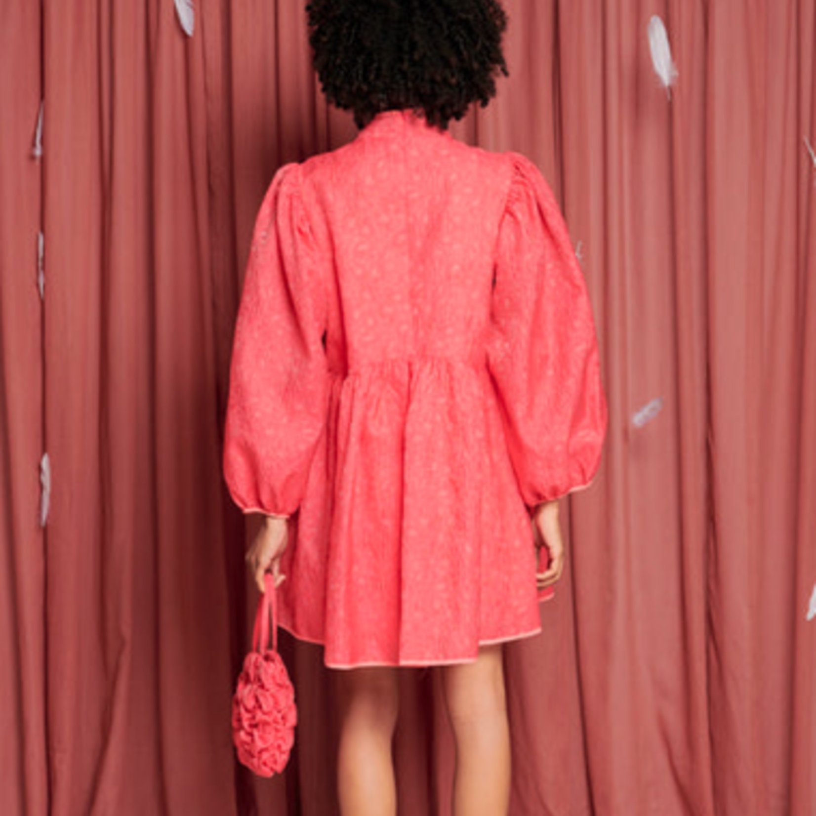 Sister Jane Parakeet Bow Mini Dress