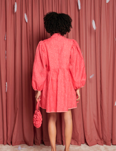 Sister Jane Parakeet Bow Mini Dress