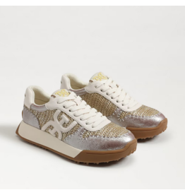 Sam Edelman Langley Woven Natural and Gold