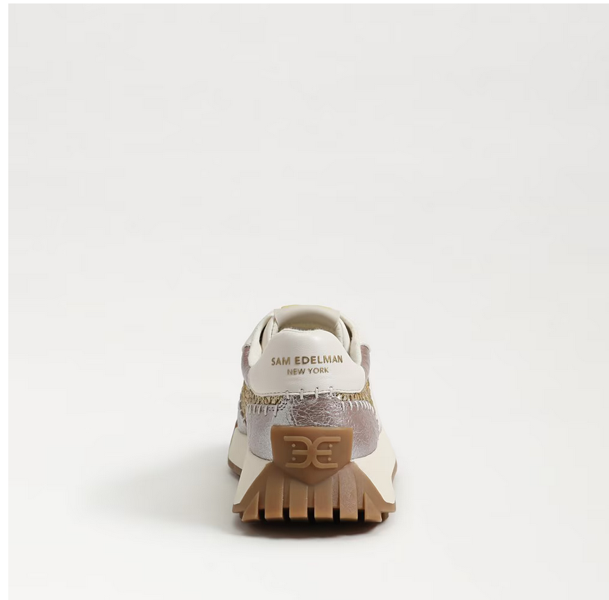 Sam Edelman Langley Woven Natural and Gold