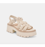 Dolce Vita Latice Sandals Oatmeal Knit