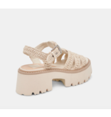 Dolce Vita Latice Sandals Oatmeal Knit