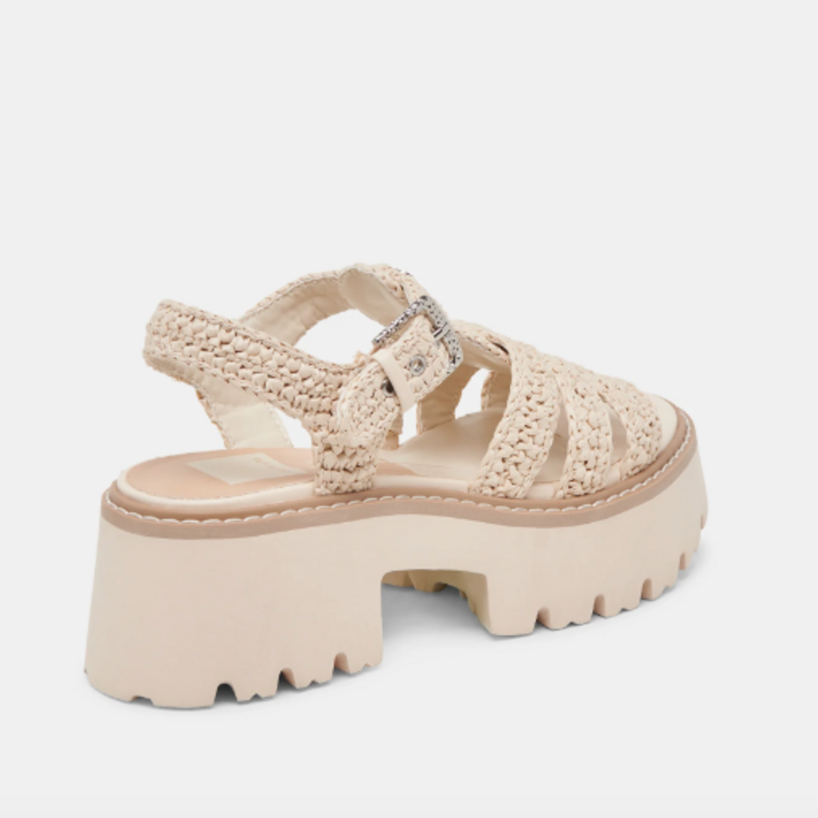 Dolce Vita Latice Sandals Oatmeal Knit