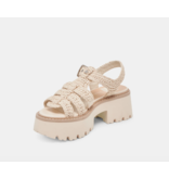 Dolce Vita Latice Sandals Oatmeal Knit